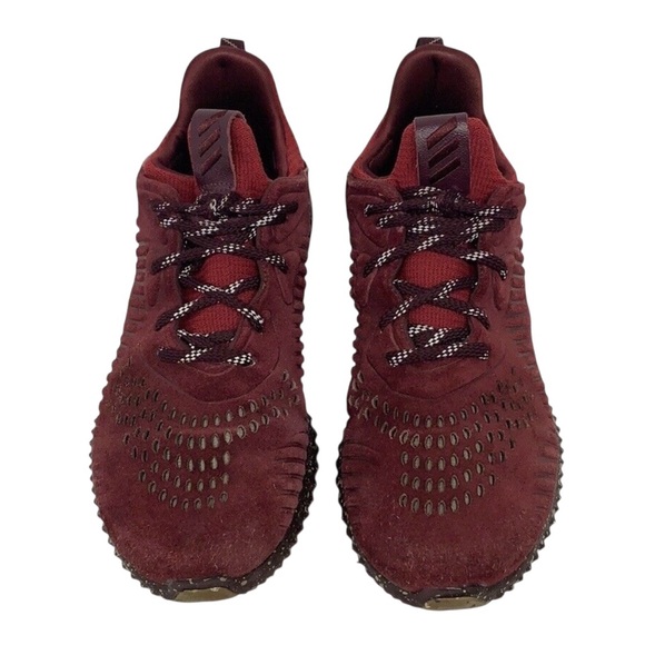 Adidas AlphaBounce LEA Leather Running Shoes 7 - Picture 6 of 13